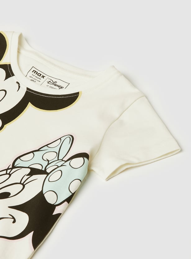 Girls Mickey Print Sleepwear Set