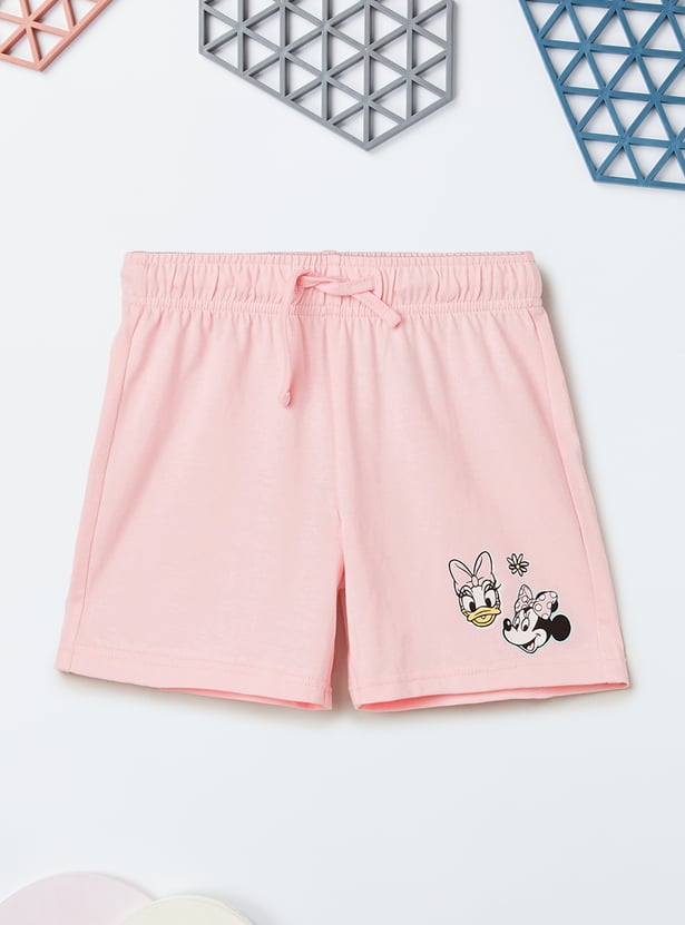 Girls Mickey Print Sleepwear Set