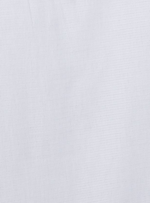 Men Textured Slim Fit Shirt