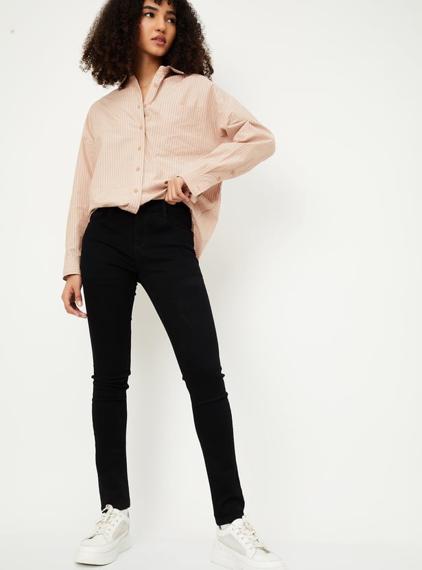 Women Solid Skinny Fit Jeans