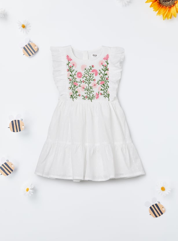 Girls Embroidered Dress