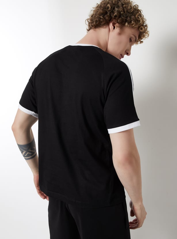 Men Side Taped Sports T-shirt