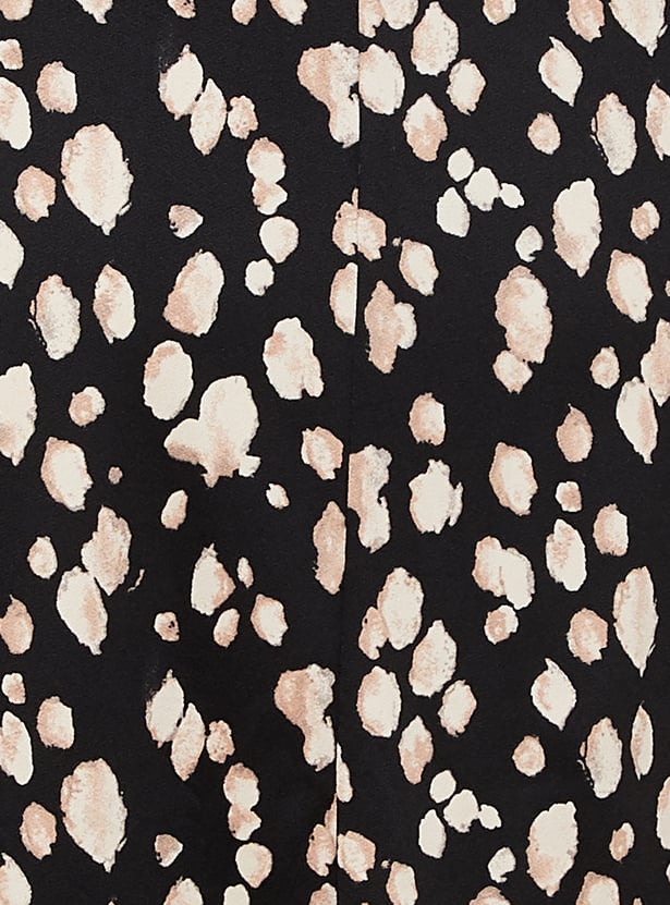 Women Printed Wrap Dress