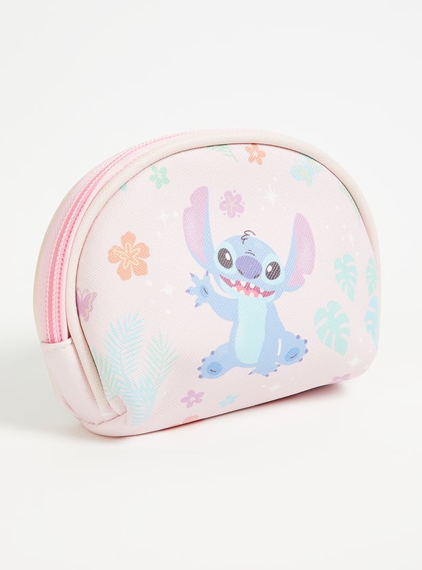 Women Lilo & Stitch Print Pouch - Pack of 3