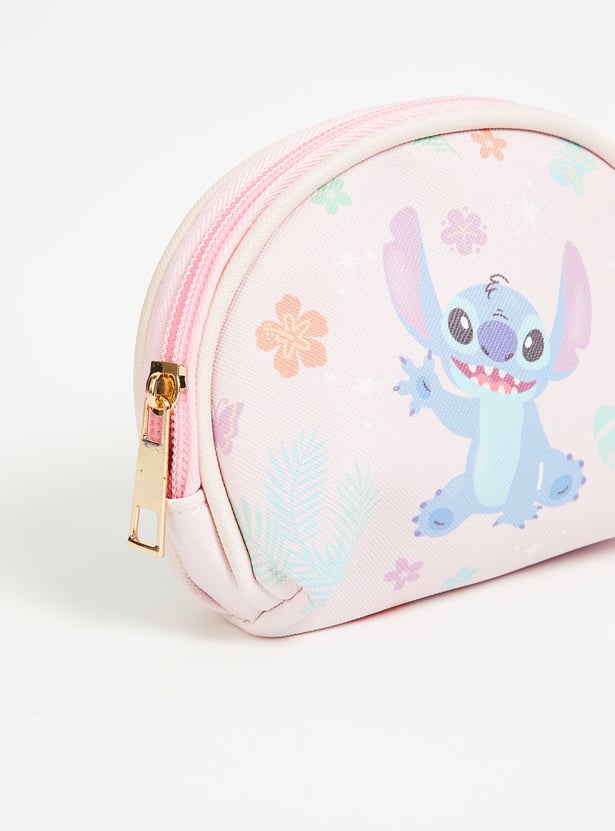 Women Lilo & Stitch Print Pouch - Pack of 3