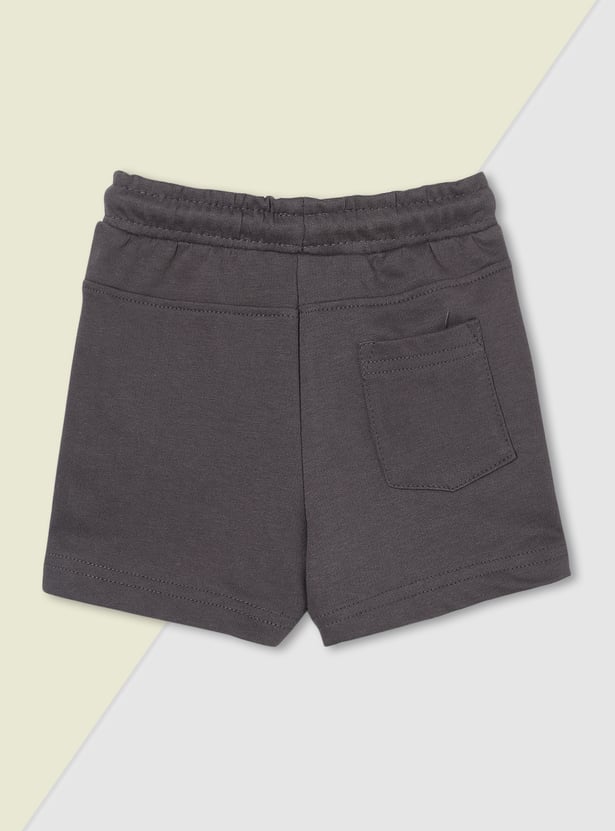 Boys Placement Print Shorts - Pack of 4