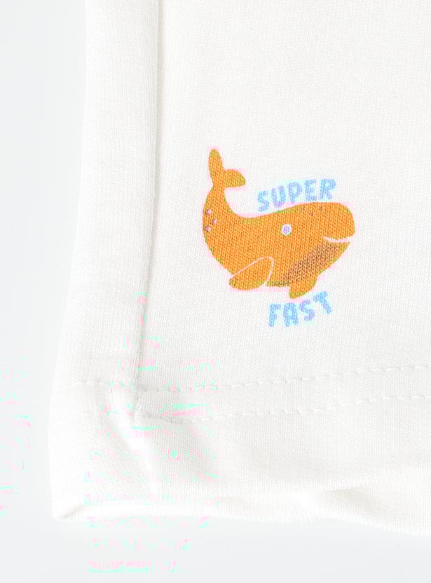 Boys Placement Print Shorts - Pack of 4