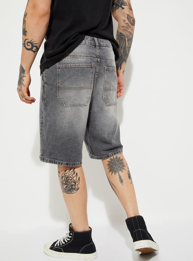 URB_N Men Washed Jorts