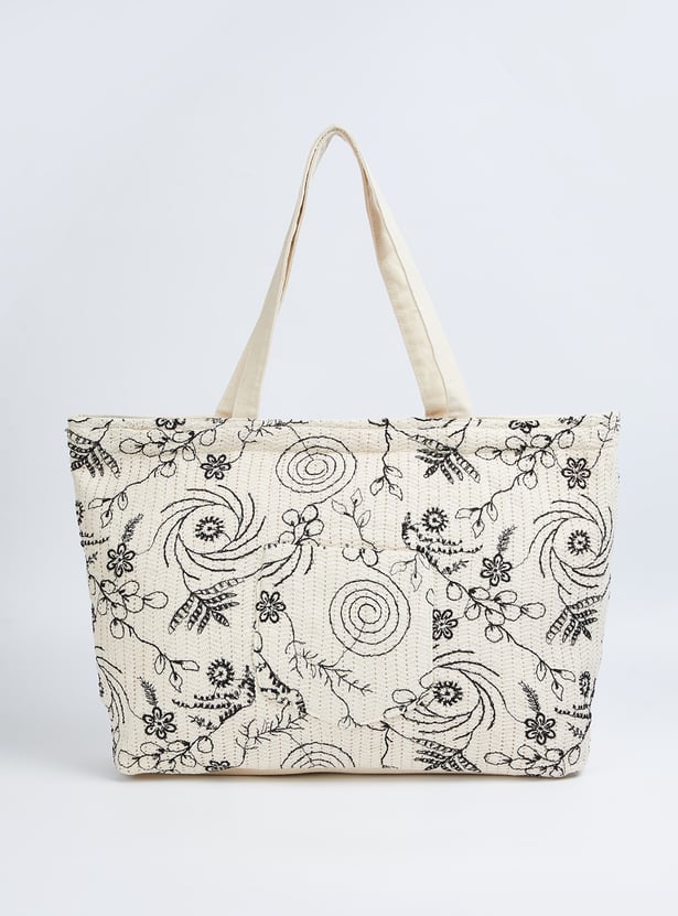 Women Embroidered Tote Bag