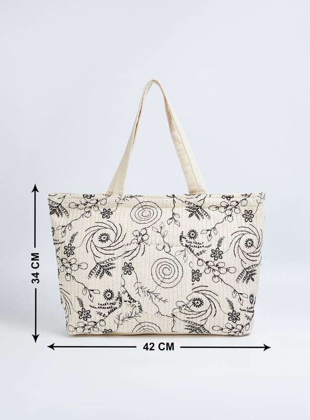 Women Embroidered Tote Bag
