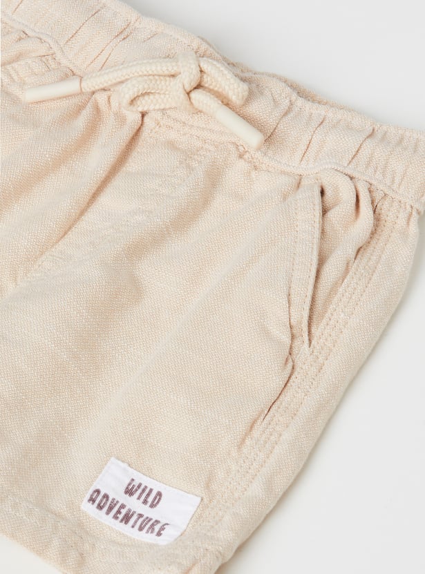 Boys Printed Shorts Set
