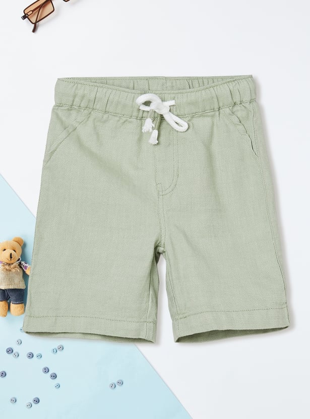 Boys Printed Shorts Set