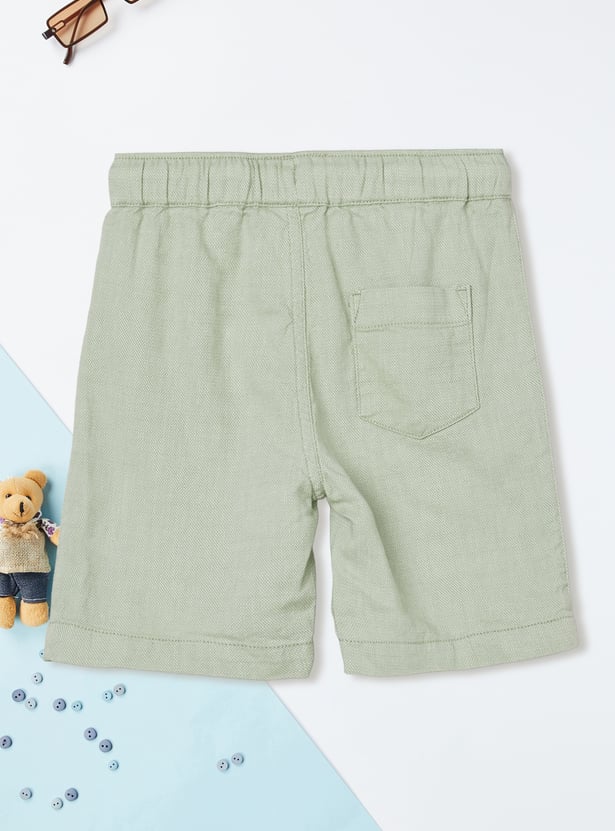 Boys Printed Shorts Set