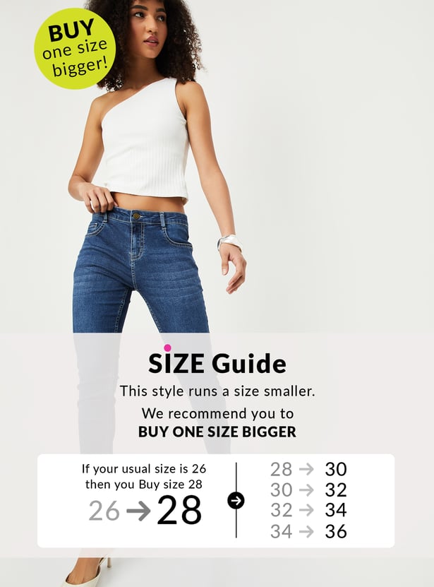 Women Skinny Fit Push-Up Jeans