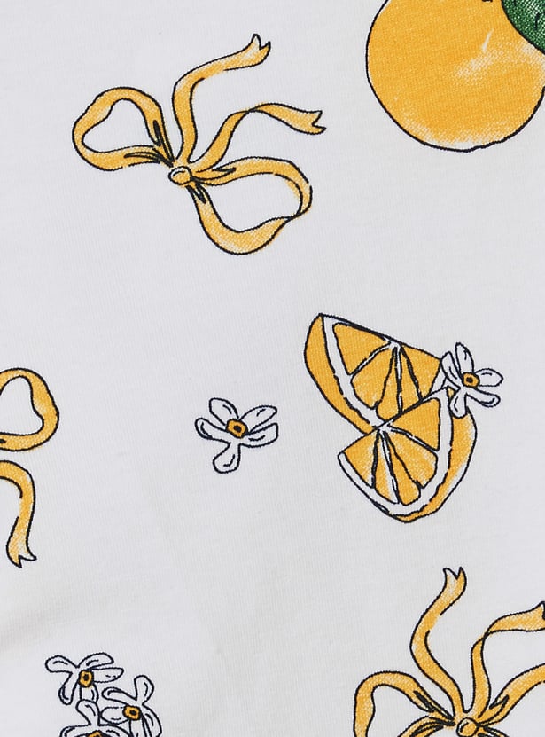 Girls Printed Leggings - Pack of 2