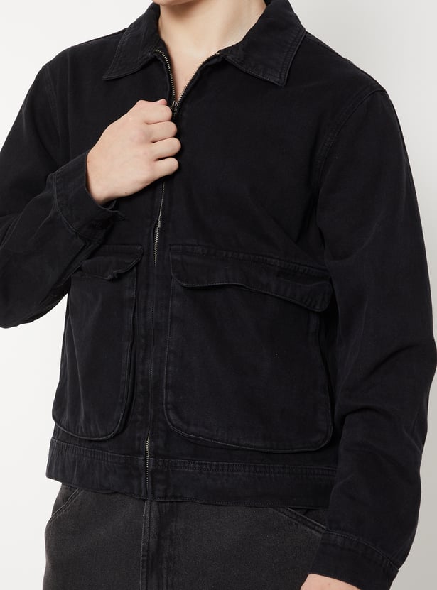 NOREMID DENIM TRUCKER JKT - BLACK FADE Women's Denim Trucker