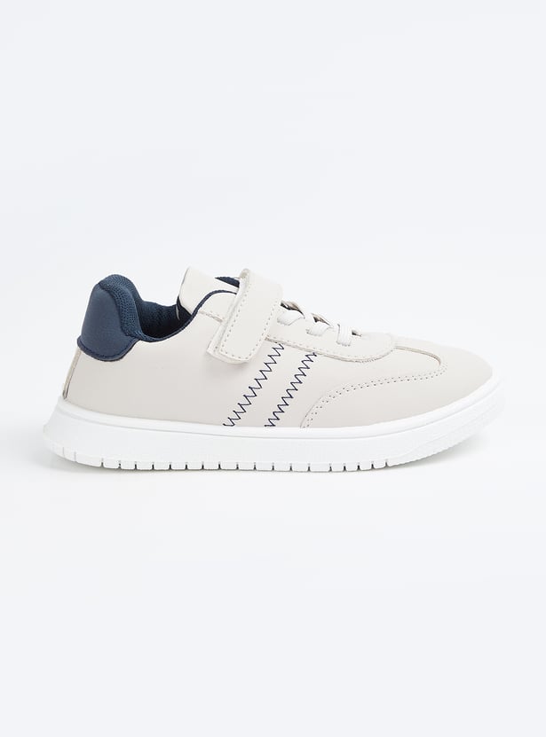 Boys Contrast Stitched Sneakers