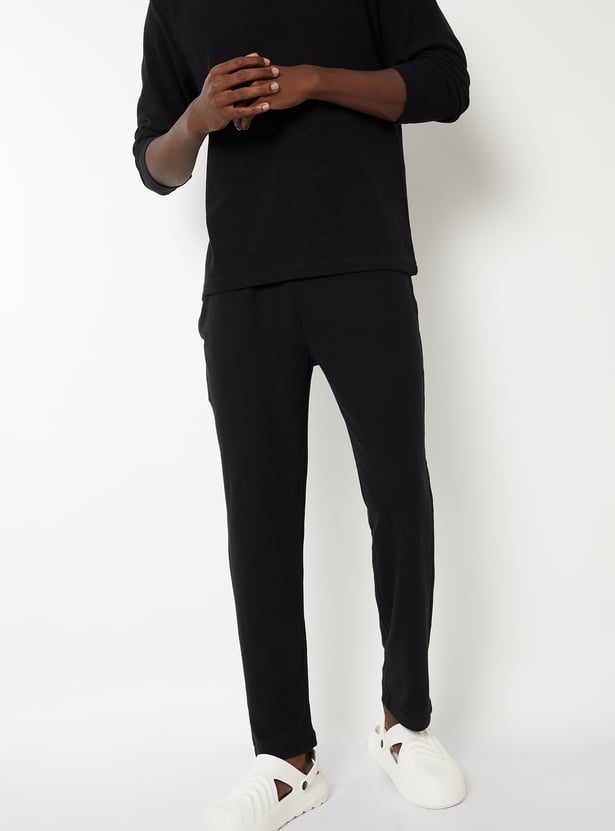 Men Textured Lounge Pants