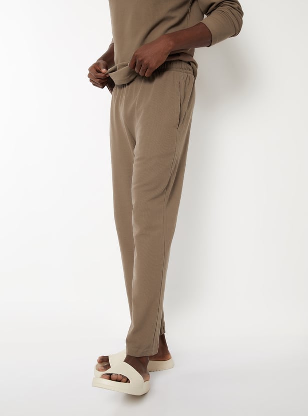 Men Textured Lounge Pants