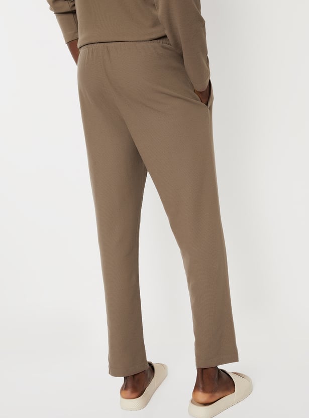 Men Textured Lounge Pants
