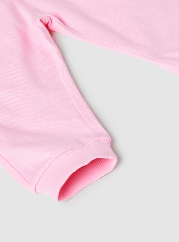 Girls Solid Joggers - Pack of 2