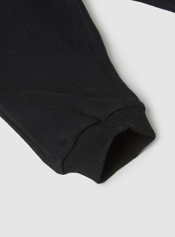 Girls Solid Joggers - Pack of 2