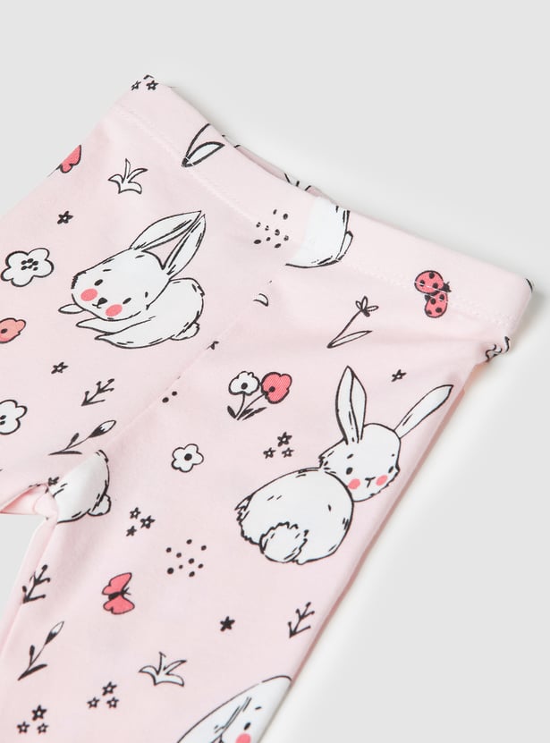 Girls Assorted Leggings - Pack of 2