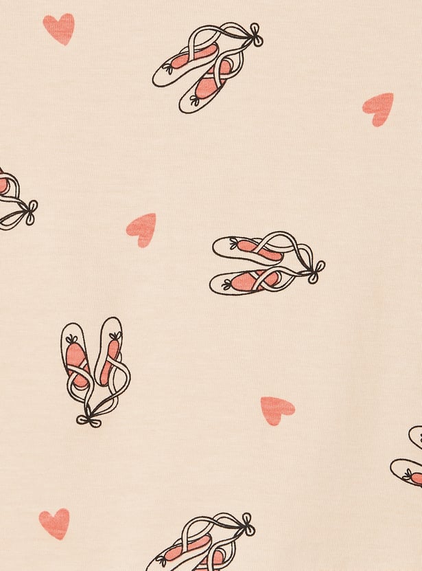 Girls Printed T-shirt - Pack of 3