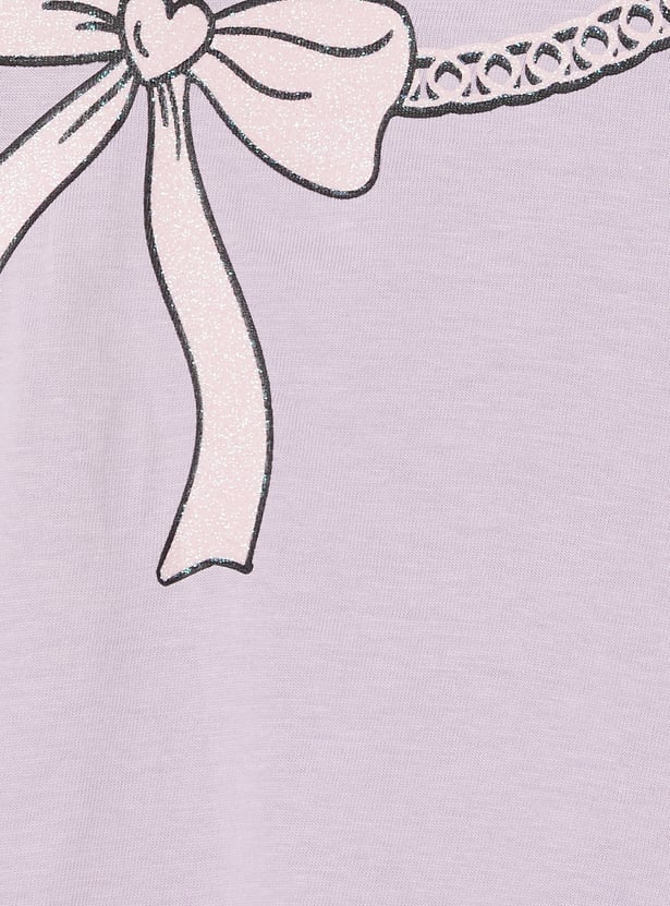 Girls Printed T-shirt - Pack of 3