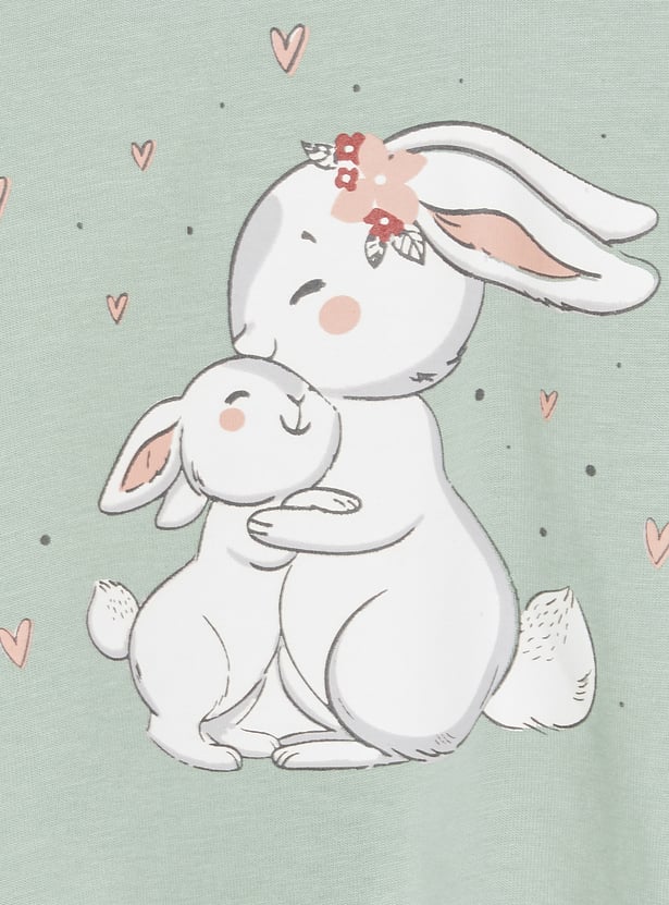 Girls Printed T-shirts - Pack of 3