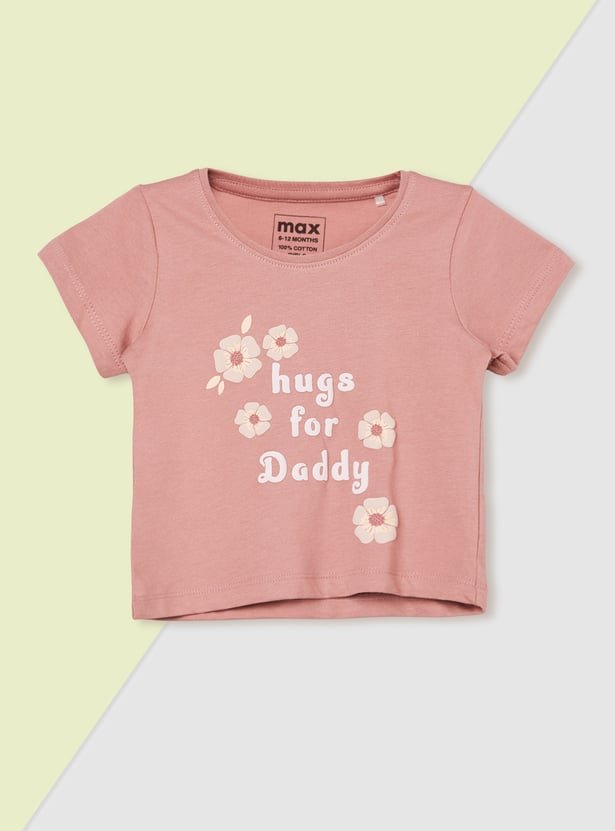 Girls Printed T-shirts - Pack of 3