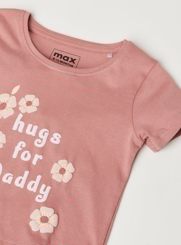 Girls Printed T-shirts - Pack of 3