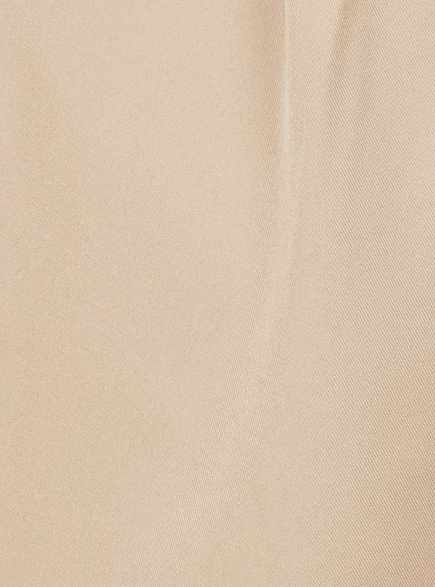 Women Textured Straight Fit Trousers