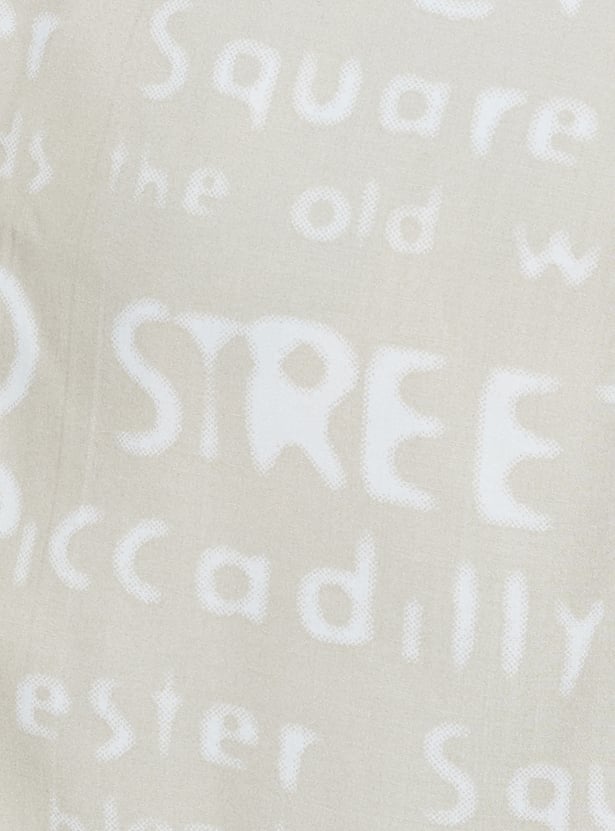 URB_N Men Printed Regular Fit Resort Shirt