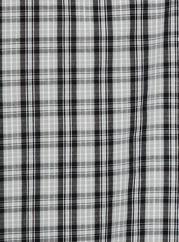 URB_N Men Checked Regular Fit Shirt