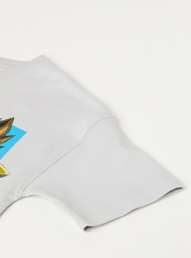 Boys DragonBall-Z Print T-shirt