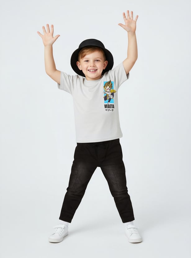 Boys DragonBall-Z Print T-shirt