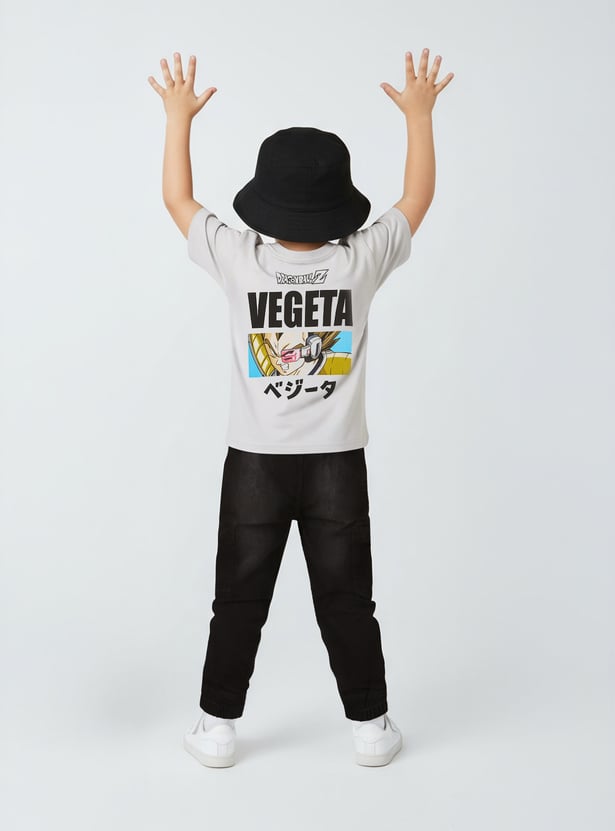 Boys DragonBall-Z Print T-shirt