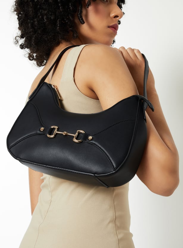Buy Women Shoulder Bag with Buckles Online at just Rs. 999.0