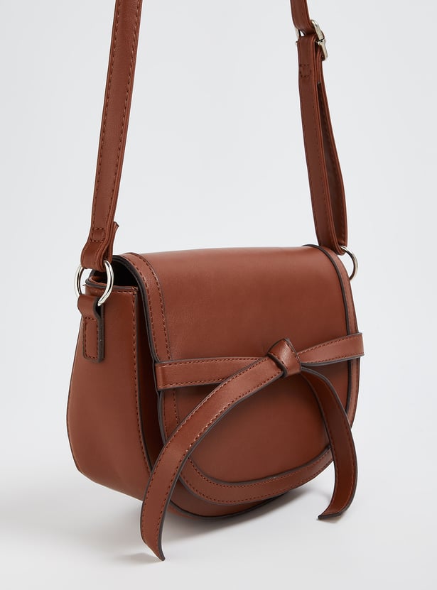 Women Tie Detail Sling Bag