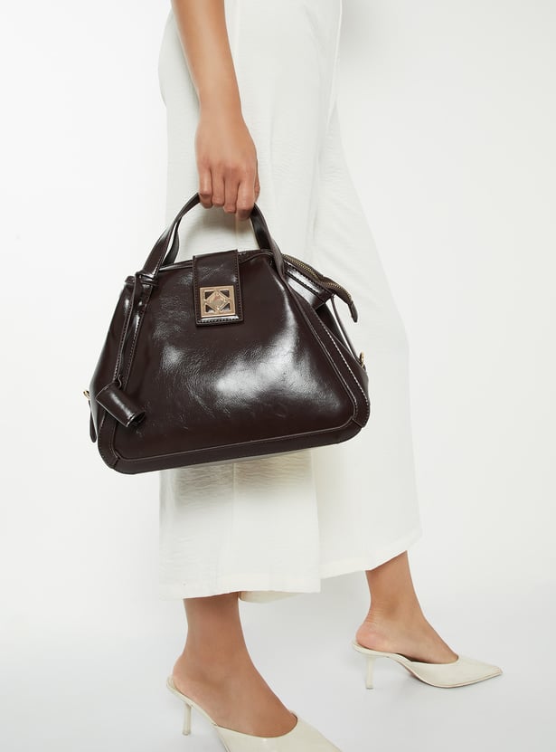 Women Solid Sling Bag