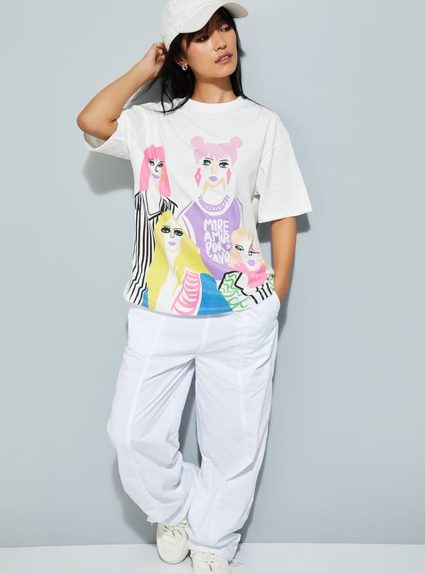 URB_N Women Printed T-shirt