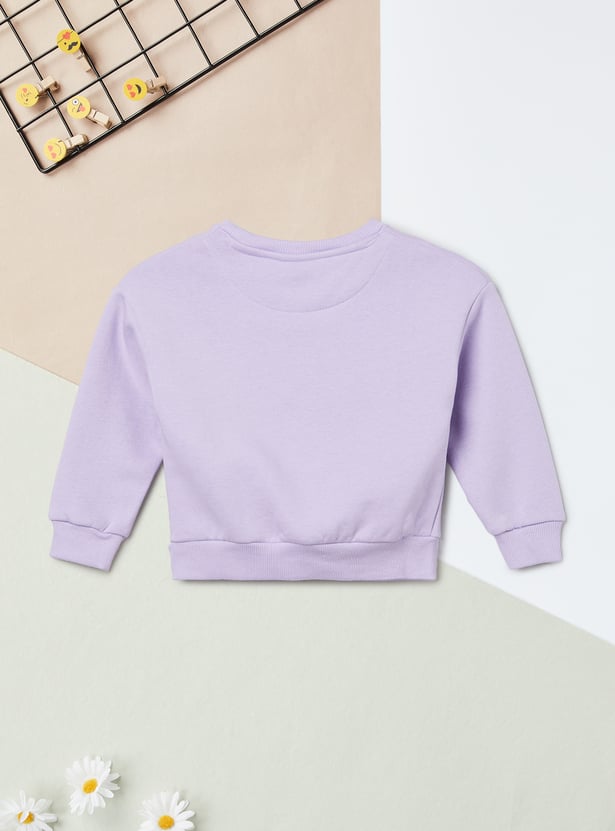 Girls Graphic Print Sweatshirt