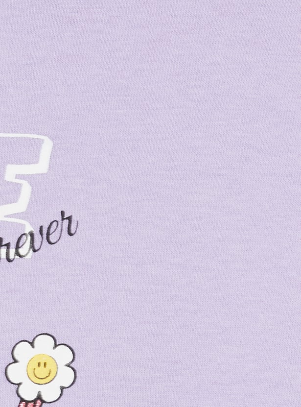 Girls Graphic Print Sweatshirt