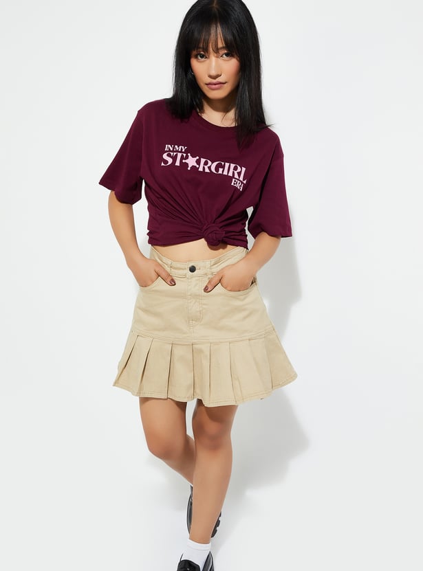 URB_N Women Printed Relaxed Fit T-shirt