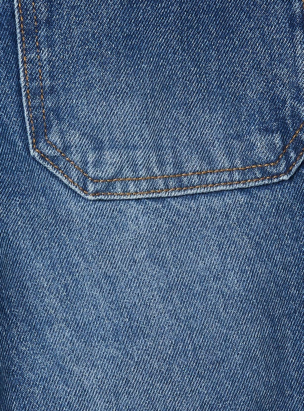 Boys Washed Cargo Jeans