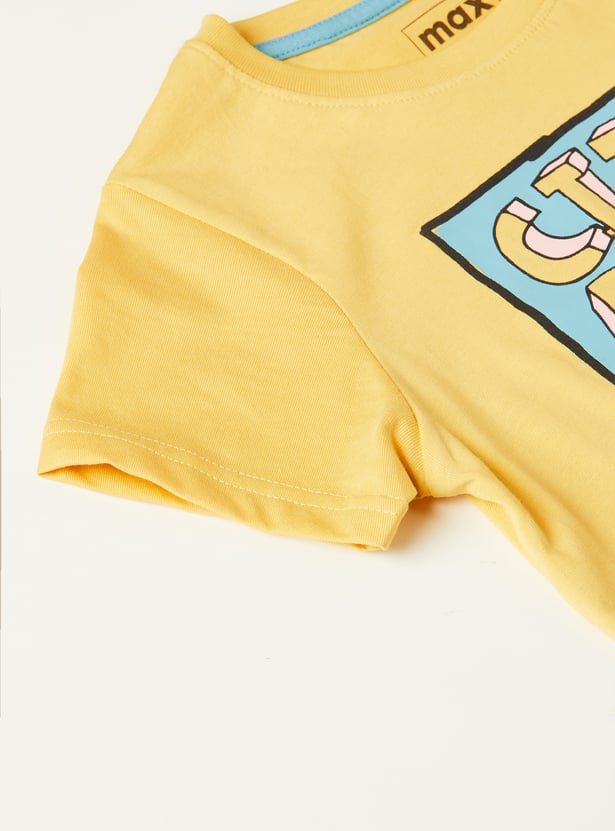 Boys Graphic Print T-shirt