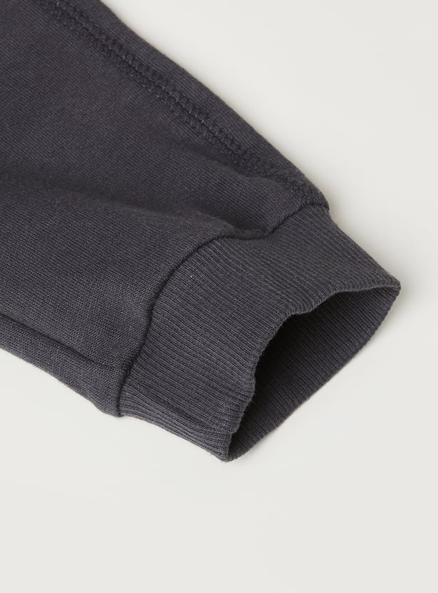 Boys Solid Joggers - Pack of 2