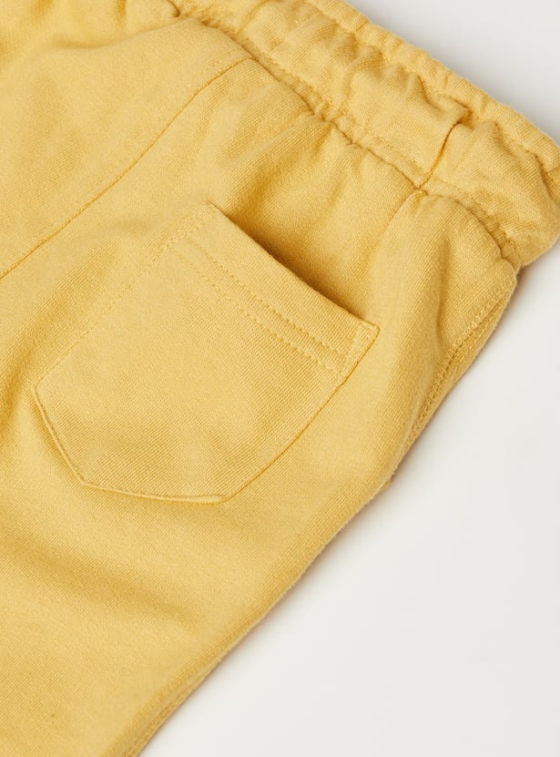 Boys Solid Joggers - Pack of 2