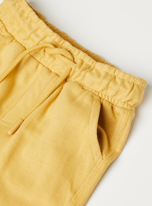 Boys Solid Joggers - Pack of 2